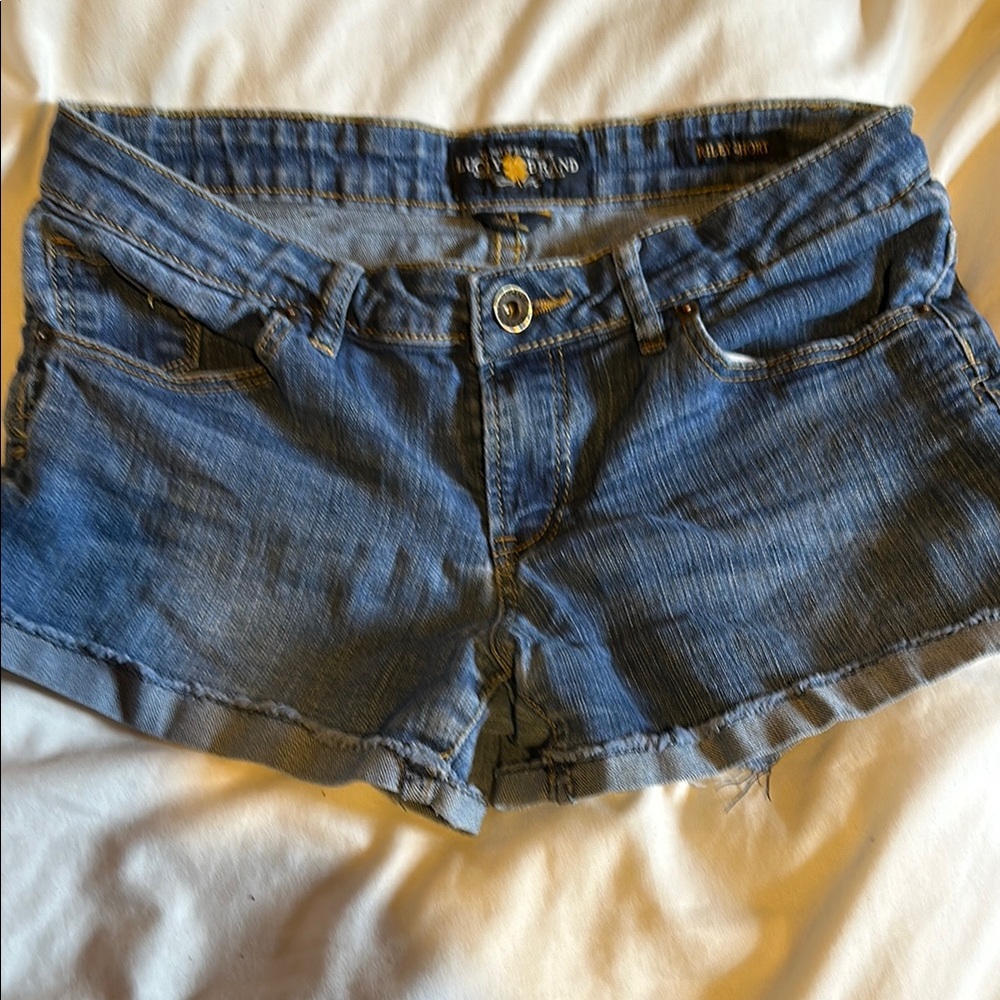 Lucky Brand kids Blue Denim Shorts size 14